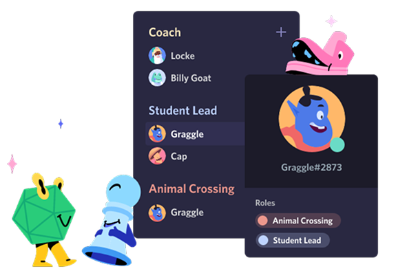 Image with diferent channels on Discord